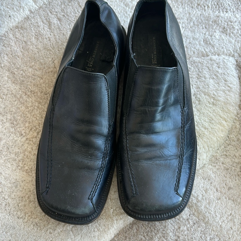 Men  black shoes Kenneth Cole made in Italy size 10.5